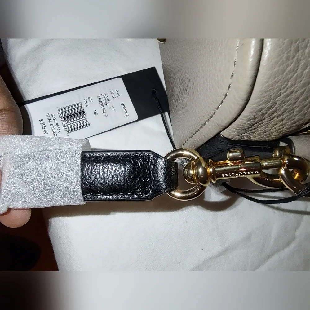 NWT Marc Jacobs THE SOFTSHOT 17 Camera Shoulder Bag Cement Multi - Picture 12 of 12